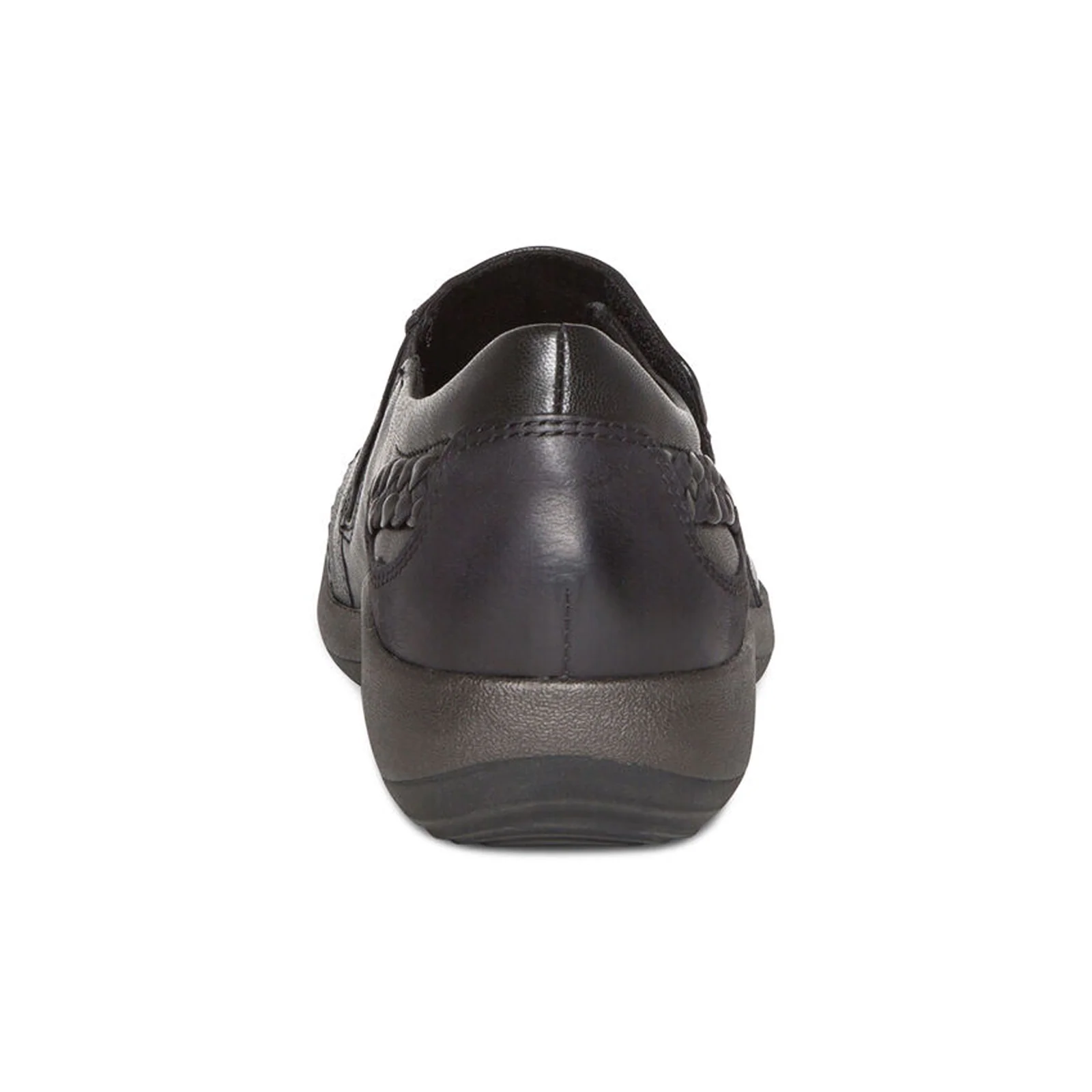 Aetrex Karina Slip On (Women) - Black Leather - Image 4