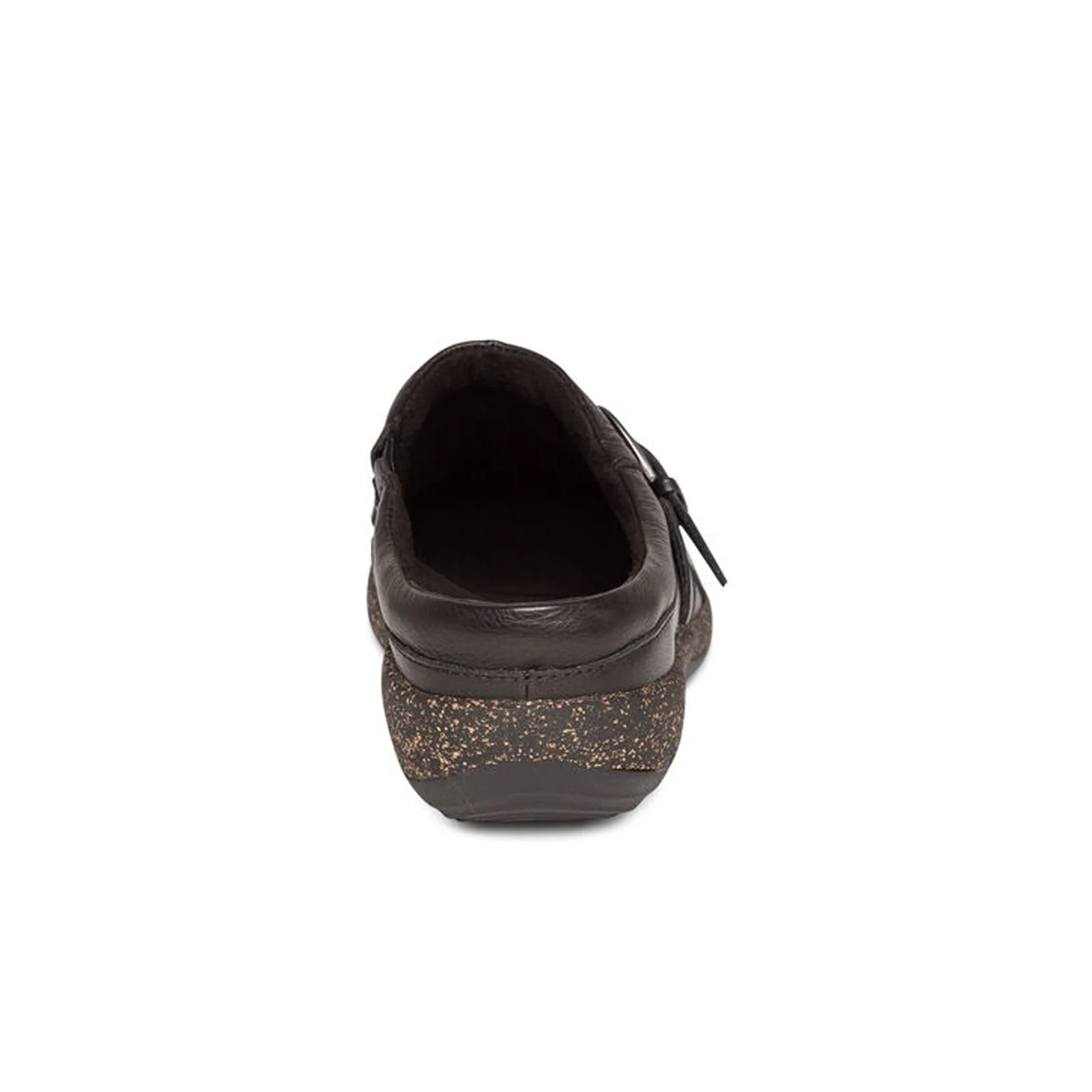 Aetrex Libby Clog (Women) - Black Leather - Image 4