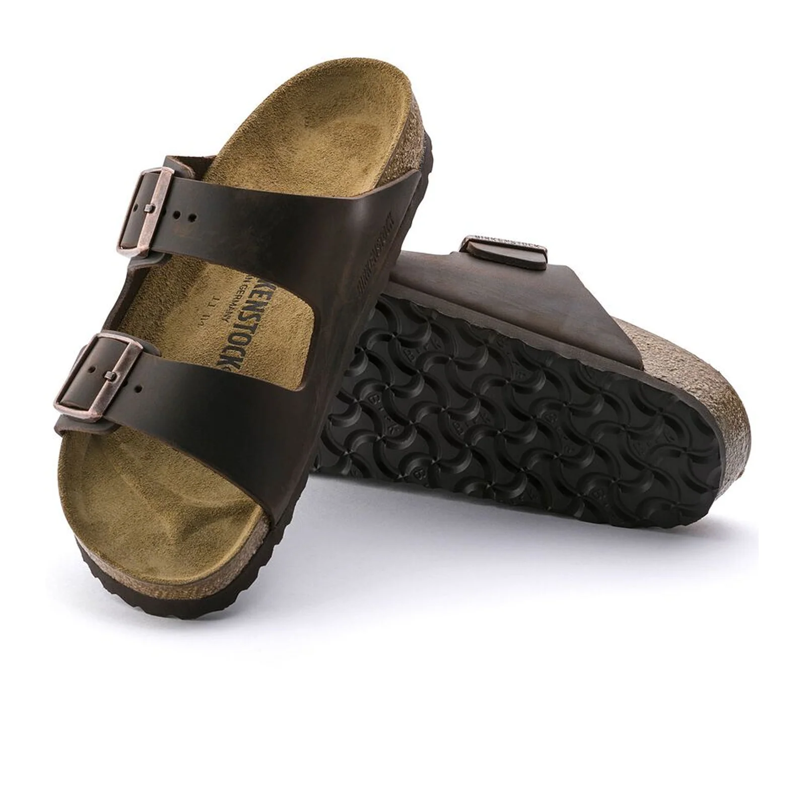 Birkenstock Arizona Slide Sandal (Unisex) - Habana Oiled Leather - Image 3