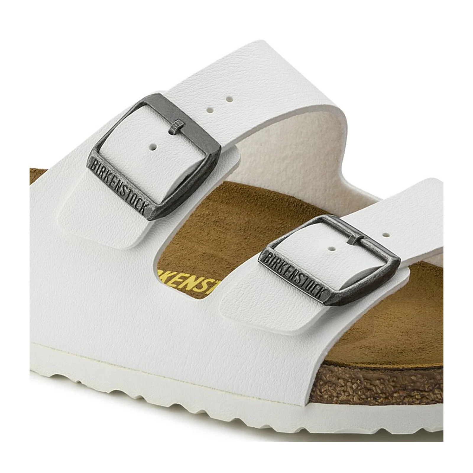 Birkenstock Arizona Slide Sandal (Unisex) - White Birko-Flor - Image 5