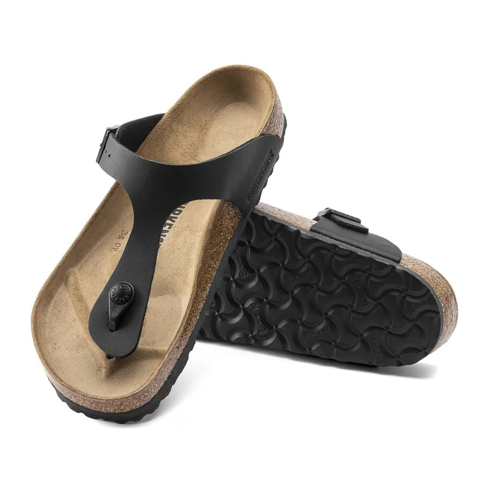 Birkenstock Gizeh Sandal (Women) - Black Birko-Flor - Image 4
