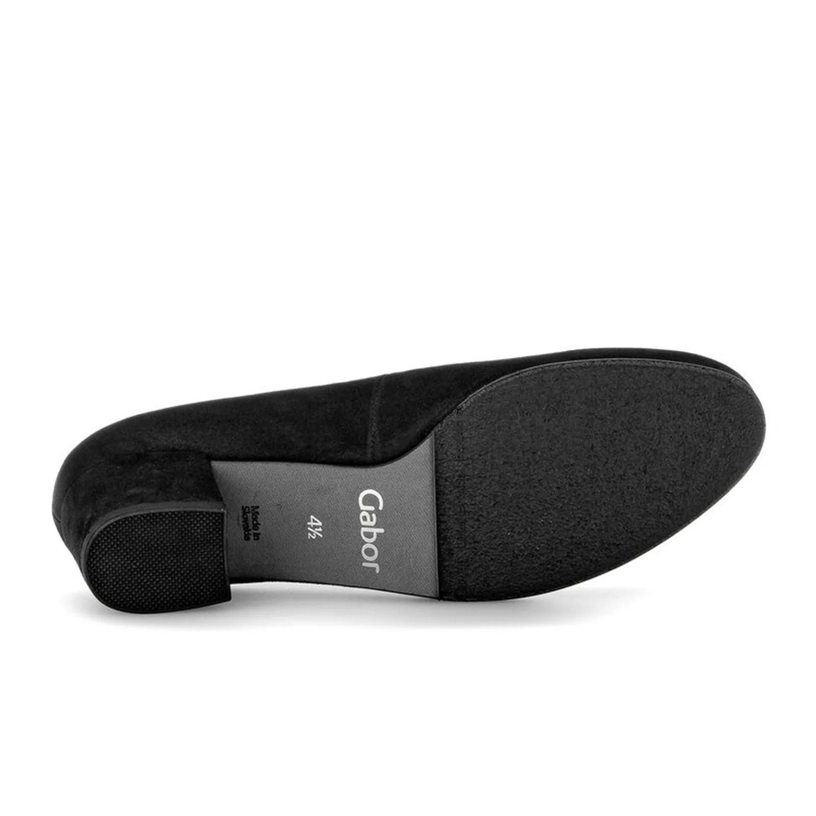 Gabor 221 Scalloped Pump (Women) - Black Suede - Image 5