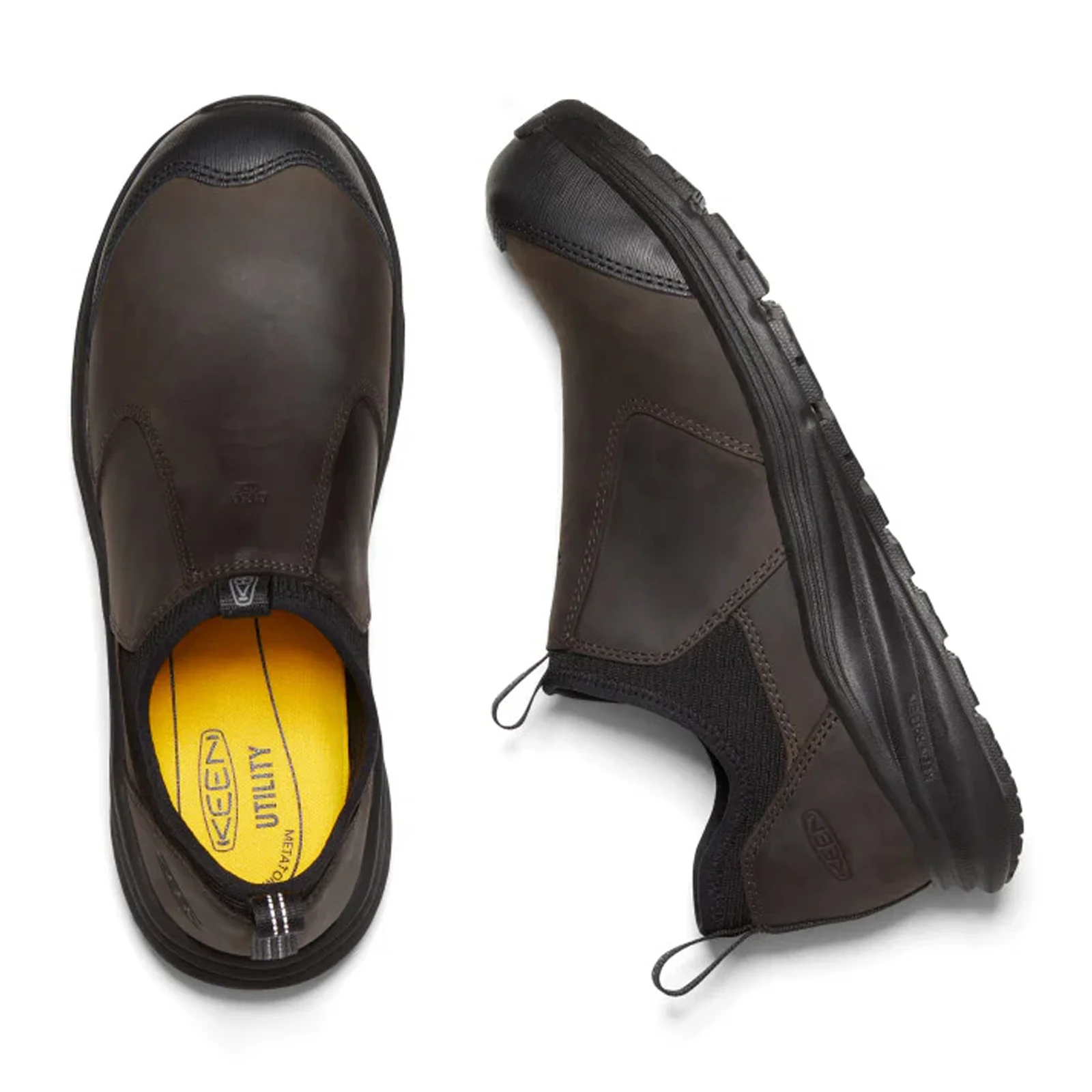 Keen Utility Vista Energy+ Shift ESD Carbon Fiber Toe Slip On Work Shoe (Men) - Coffee Bean/Black - Image 5