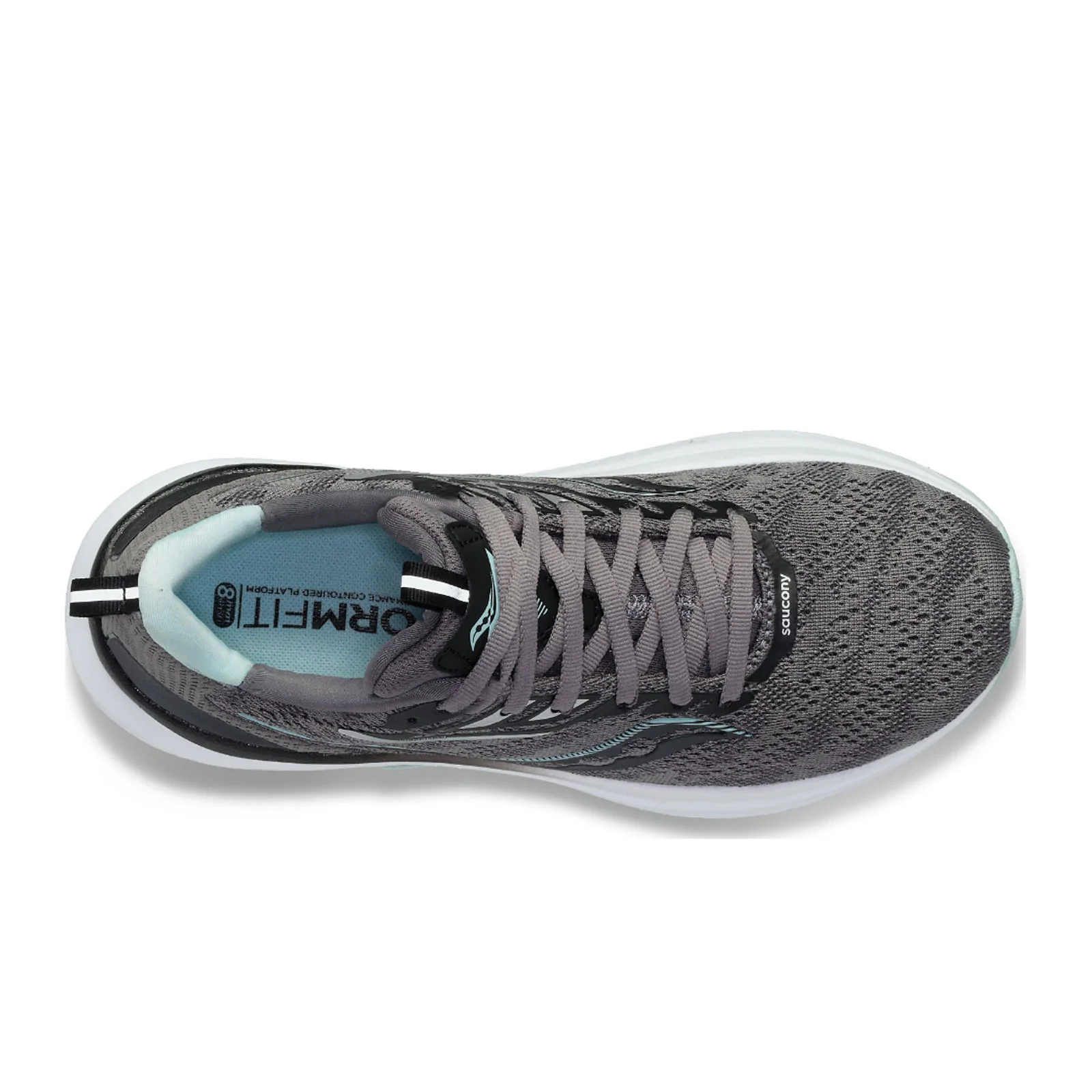Saucony Echelon 9 Running Shoe (Women) - Charcoal/Ice - Image 3